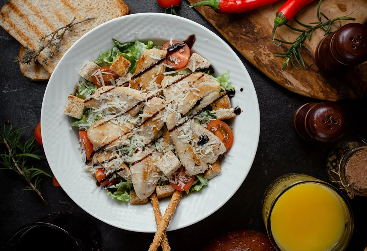 Santa Fe Pizzeria Merville Franceville Plage Salade Composee 2